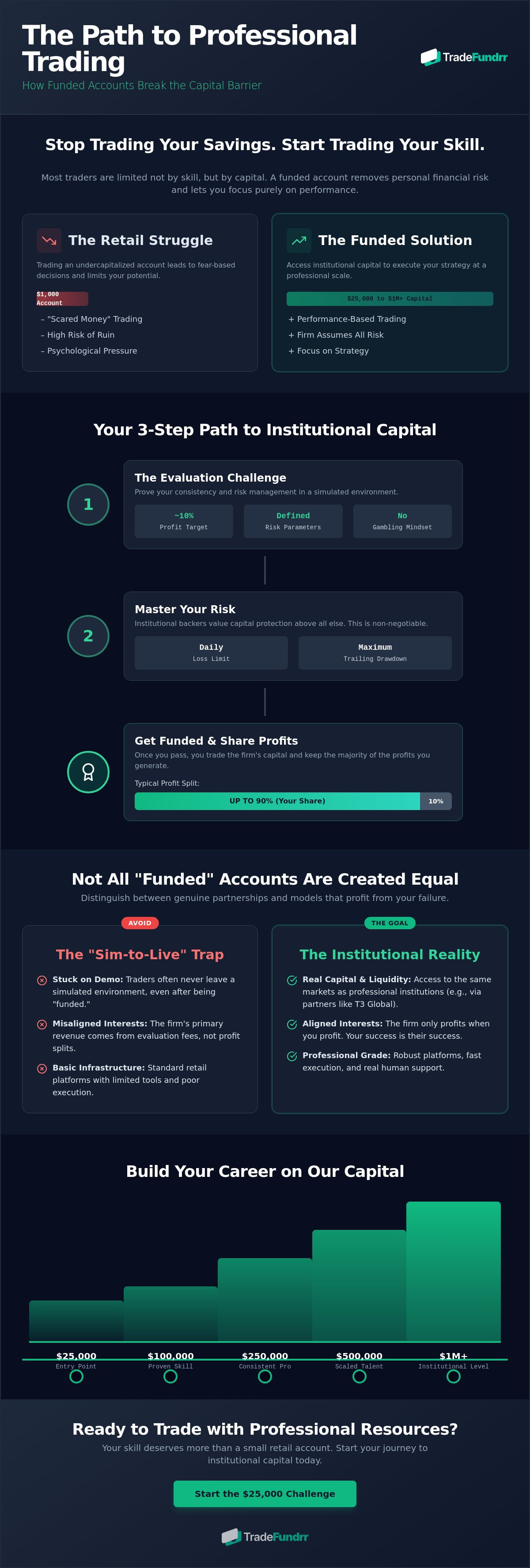 What is a funded trading account